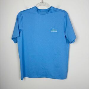 VINEYARD VINES | NEW Blue Performance Tee Boat Nautical Theme Boy’s Size X-Large